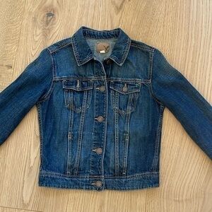 American Eagle Blue Jean Denim Jacket Button Up XS